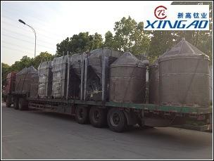 純鈦除塵器2套；與鈦內(nèi)膽桶6套；鈦盤管7+4套；順利完工！